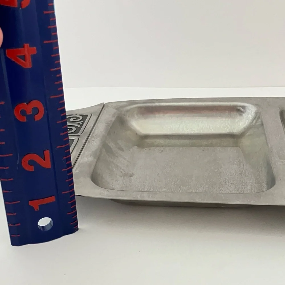 Rogers Insilco Vintage Stainless Steel Divided Serving Dish MCM - Picture 7 of 11